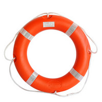 先锋连 游泳池设备标准救生圈 加厚塑料救生圈 船用救生圈  2.5KG标准救生圈