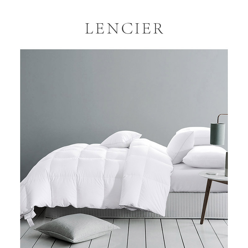 LENCIER 兰叙 非凡的保暖体验 100支面料 利姆 99%白鹅绒被芯冬被