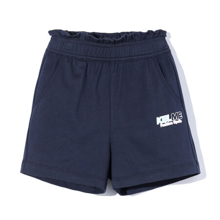 卡尔美KELME（kids)女童针织短裤儿童运动裤女童裤针织运动棉五分裤夏 藏蓝色 110cm