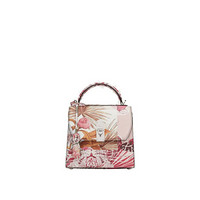 Ferragamo菲拉格慕女包手提包中号FERRAGAMO BOXYZ手袋小牛皮时尚百搭新潮 白色