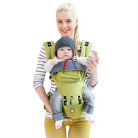 TODBI婴儿背带 FLY-B7AIR系列腰凳韩国原装进口多功能一体背婴带气囊坐凳 1代-绿色