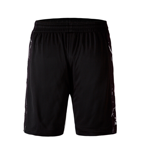 RIGORER 准者 运动短裤新款夏季时尚透气轻薄款运动休闲五分裤 纯正黑504 3XL