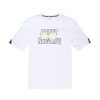 乔丹官方旗舰运动T恤男2020夏季新款休闲透气潮流圆领短袖运动上衣短t男子 白色 3XL(190)