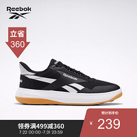 Reebok锐步运动经典男女休闲鞋 HC DMX 新款低帮运动鞋 EF8384 EF8384_黑色/白色 43