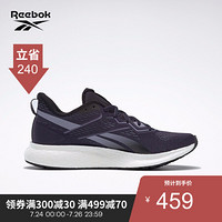 Reebok锐步女子低帮跑步鞋 Energy 2 夏季透气网面运动鞋EF6912 EH3249_紫色/黑色 35