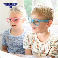 飞行宝宝（babiators）儿童防蓝光眼镜 抗疲劳眼镜 防辐射眼镜 平光护目镜 天空蓝 3-5岁