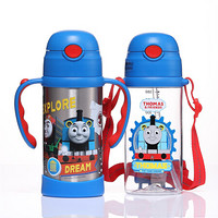 托马斯&朋友(Thomas&Friends) 水杯套装 手柄背带两用不锈钢保温杯420ml+Tritan冷水杯380ml（经典蓝）9730