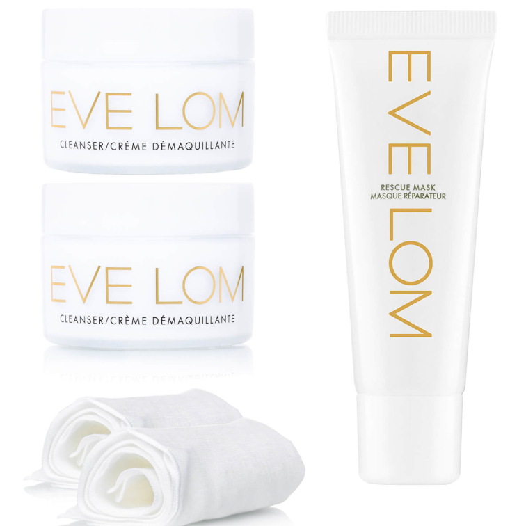 伊芙兰 EVE LOM 旅行套装（卸妆膏20ml*2+洁面巾+修复面膜50ml）
