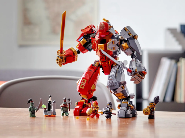 lego乐高幻影忍者系列71720火焰大地机甲