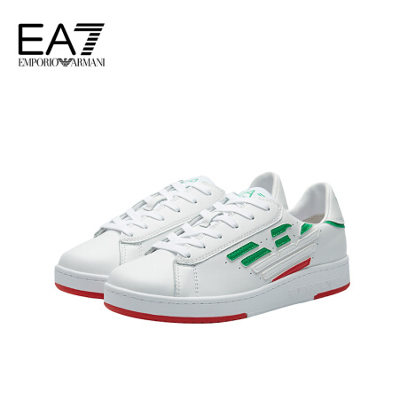 EA7 EMPORIO ARMANI 阿玛尼奢侈品20春夏中性休闲鞋 X8X043-XK149 WHITE-M515 8.5