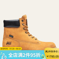 Timberland添柏岚男鞋马丁靴6英寸工装靴钢头靴65016713 Wheat Nubuck 11.5 M