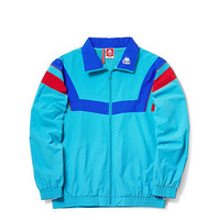 Kappa卡帕BANDA串标男梭织夹克运动外套开衫 |KPAQWJJ53M 高光绿-373 XL