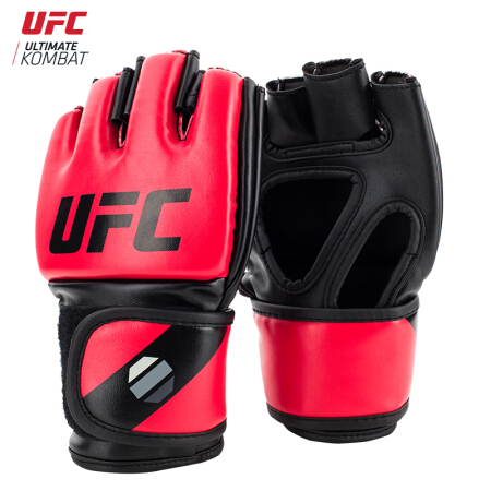 UFC 5OZ 拳击手套半指儿童成人男女MMA格斗散打搏击沙袋训练分指拳套