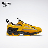 Reebok锐步 运动经典DMX6 MMXX男女低帮休闲鞋 FV2334_黄色/黑色 43