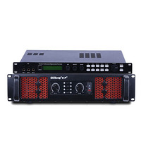 奇声（qisheng）前后级功放机2000W大功率KTV音响重低音HIFI蓝牙数字功率放大器 LX-605+效果器