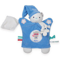 卡鲁熊（kaloo）婴幼儿安抚玩偶哄娃陪睡毛绒玩具儿童玩具送男孩生日礼物套手蓝色玩偶熊 K960287