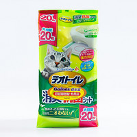 日本进口 佳乐滋（Gaines）双层猫砂盆适用尿垫 无香型 20片装