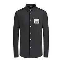 EMPORIO ARMANI 阿玛尼奢侈品20春夏男士衬衫 3H1CN4-1NHUZ BLACK-F062 S