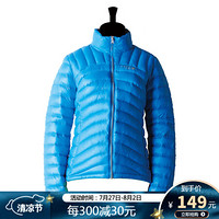 Running river奔流女士轻薄羽绒服冬季户外运动保暖滑雪外套B3606N 蓝色228 M