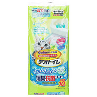 佳乐滋宠物尿垫 双层猫砂盆专用纸尿垫宠物猫用尿片10片（清新庭园香） 猫狗尿片尿不湿