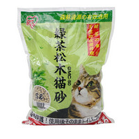 爱丽思松木猫砂 除臭绿茶松木猫沙 宠物猫砂(5L)2.82kg