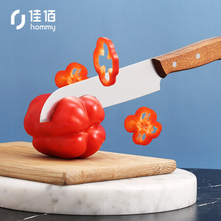 佳佰菜刀切菜刀不锈钢厨刀7寸日式厨师刀免磨切肉刀KW270104