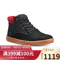 Timberland添柏岚男鞋休闲鞋高帮系带舒适休闲耐磨10453432 Black 10