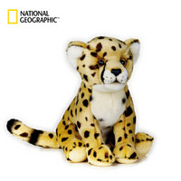 国家地理NG猫科动物系列 猎豹 26cm仿真动物毛绒玩具公仔亲子送女友生日礼物
