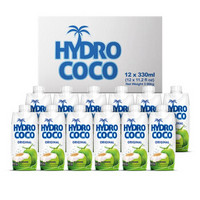 印尼进口 海多可可 HYDRO COCO 椰子水饮料 330ml*12盒