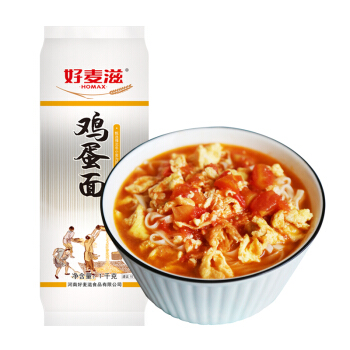 好麦滋 鸡蛋面 挂面 汤面 拌面 素面 面条 方便速食面 1kg