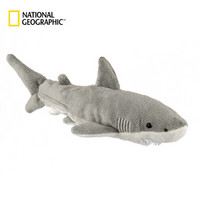 国家地理NG海洋系列 鲨鱼 23cm仿真动物毛绒玩具公仔亲子送女友生日礼物