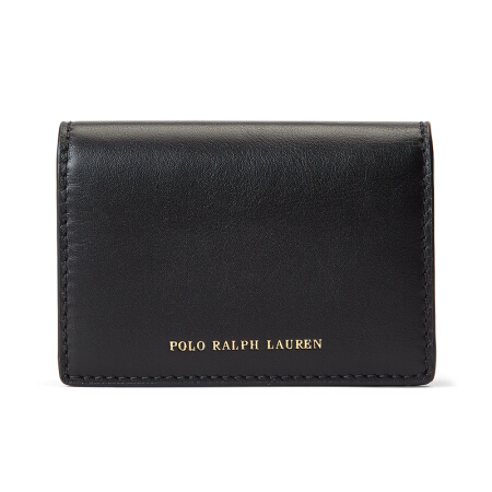 Ralph Lauren/拉夫劳伦女配 经典款紧凑型手拿式卡夹50479 B10-黑色 ONE