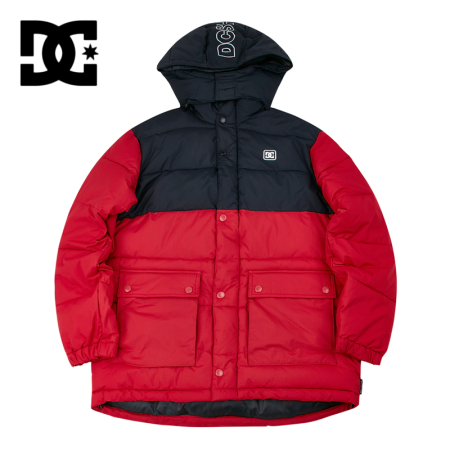 DCSHOES dc秋冬新款 迷彩男士夹克外套休闲运动棉服 EDYJK03217 红夹色-RRD0 S