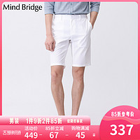 Mind Bridge百家好男装韩版休闲短裤五分裤2020夏季新款 MUHP3110