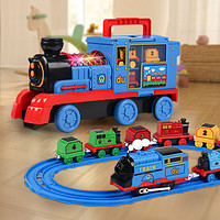 小火车轨道玩具男孩电动轨道车模型套装合金汽车儿童玩具车3-5岁6