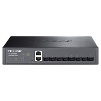 TP-LINK 全万兆三层网管8口光纤交换机8SFP+光口插sfp光模块光纤网络分线盒10G高速光纤VLAN分流器TL-ST5008F