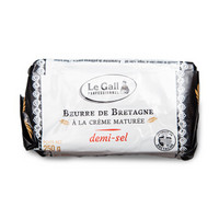 雅高勒（LeGall）咸味黄油含盐250g  法国进口手工发酵动物黄油早餐面包蛋糕饼干  烘焙原料