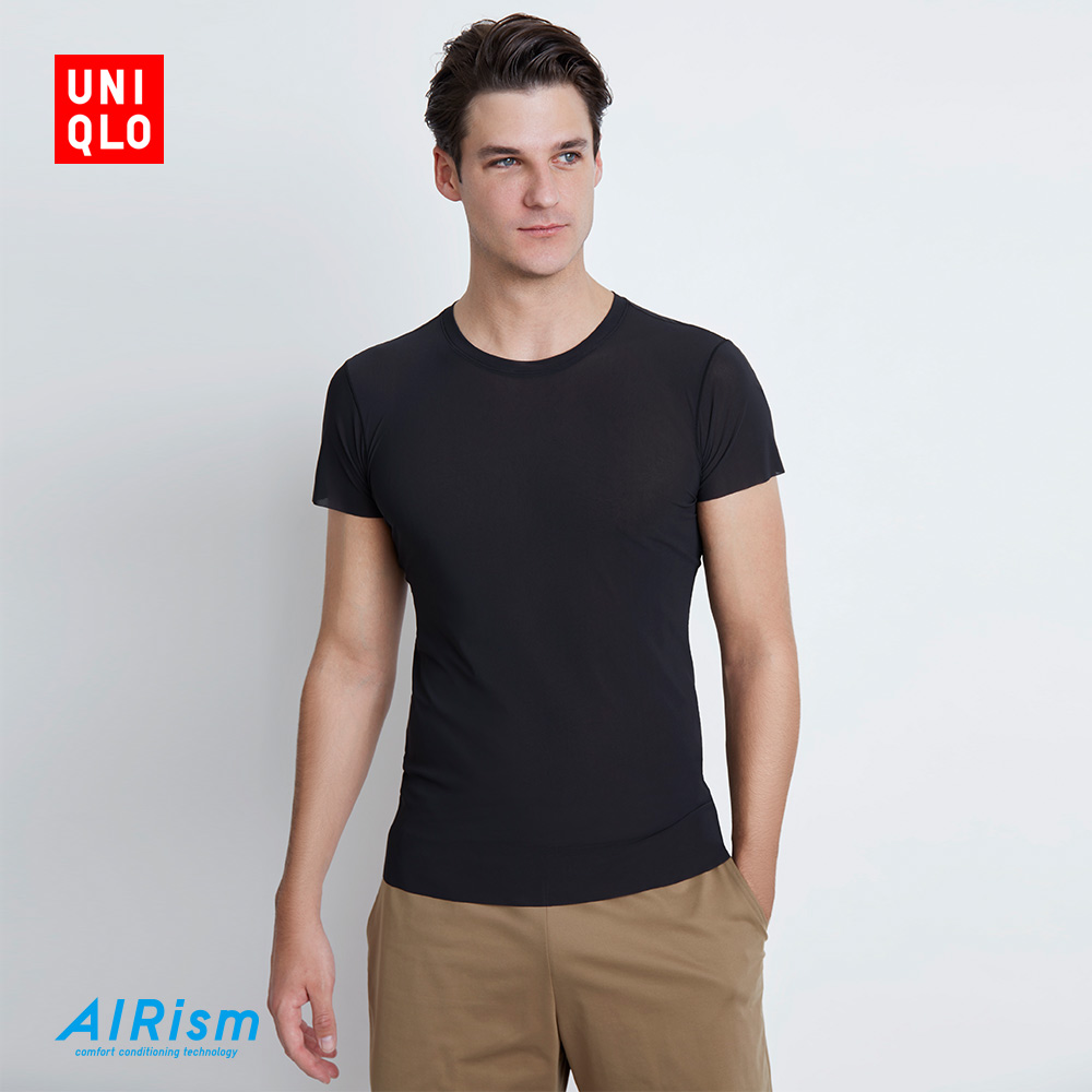 UNIQLO 优衣库 425388 AIRism网眼圆领短袖T恤