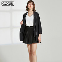 GOGIRL高歌专柜时尚新款学院风百搭短款半身裙休闲女 GH1D53