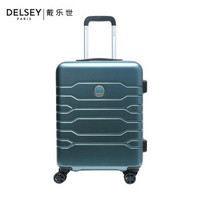 DELSEY戴乐世拉杆箱 旅行箱20/24/28寸万向轮行李箱特色卡扣 3862 矿物蓝绿色 24英寸