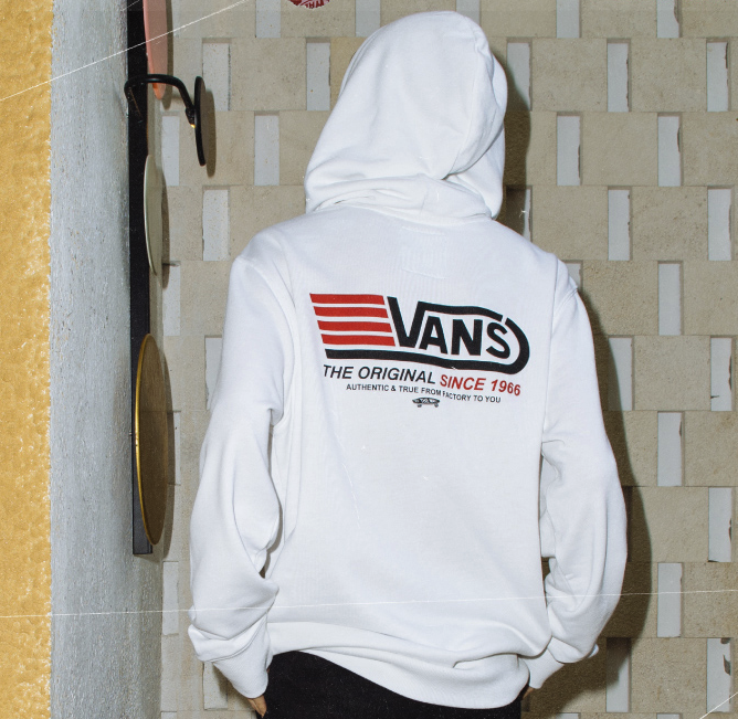 VANS 范斯 VN0A4MMKBLK 男女款连帽卫衣