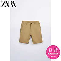 ZARA 新款 男装 纹理夏季休闲短裤 05006310707