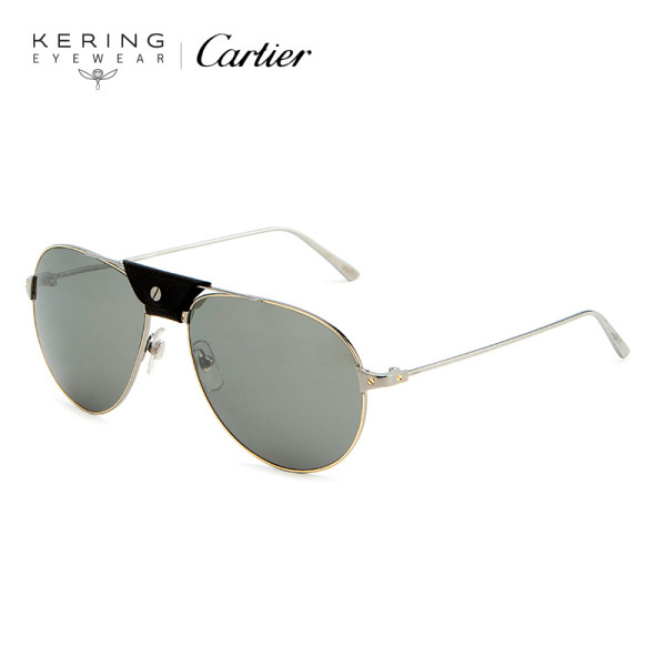 商品开云眼镜 卡地亚cartier太阳镜男士墨镜开车飞行员眼镜ct0038s