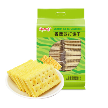 御之味苏打饼干香葱味1kg量贩装 选用进口黄油休闲零食礼盒大礼包早餐面包蛋糕下午茶办公室糕点小吃