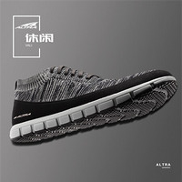 ALTRA跑步鞋减震慢跑鞋稳定支撑轻量缓冲训练鞋休闲鞋 黑灰色 42.5