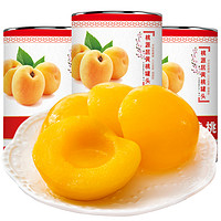 砀山黄桃罐头425gX6罐整箱新鲜水果罐头烘焙糖水黄桃零食罐头包邮
