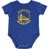 NBA童装 勇士队 共用款 新生儿2件套 套装爬行服 爬服 图片色 0/3M