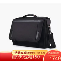 新秀丽（Samsonite）单肩包男包多功能公文包斜挎包15寸电脑包126361 Black