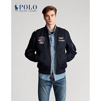 Ralph Lauren/拉夫劳伦男装 2020年春季斜纹布飞行员夹克11934 999-多色 L