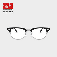 Ray-Ban 雷朋 RayBan 雷朋光学眼镜架半框舒适复古框架0RX5154 2000黑色镜框 尺寸49
